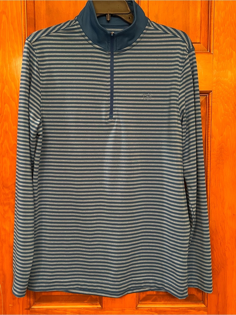 Southern Tide stripped long sleeve polo